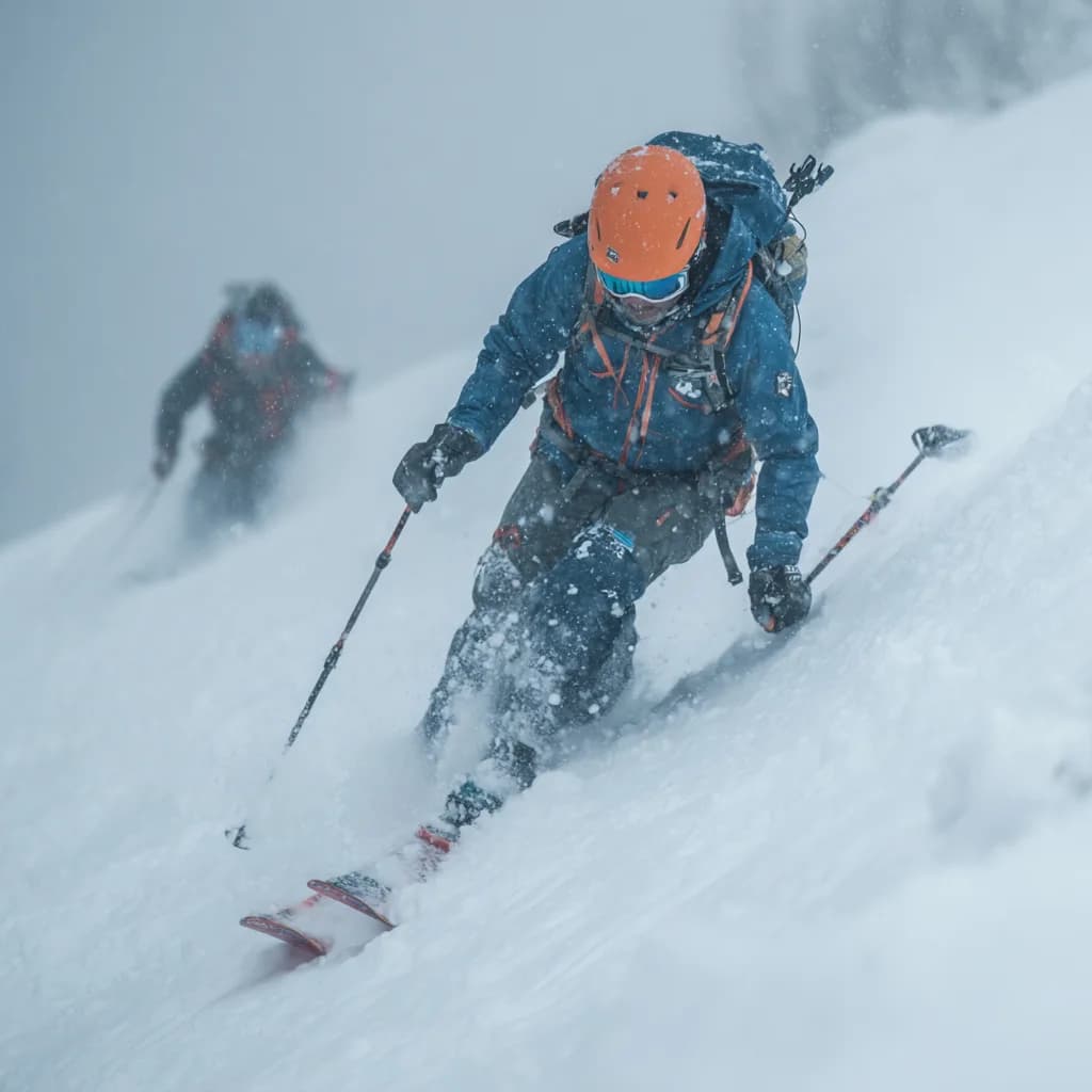 Ski de randonnée sur la Haute Route — Arolla, Val d'Hérens, 2 070 m