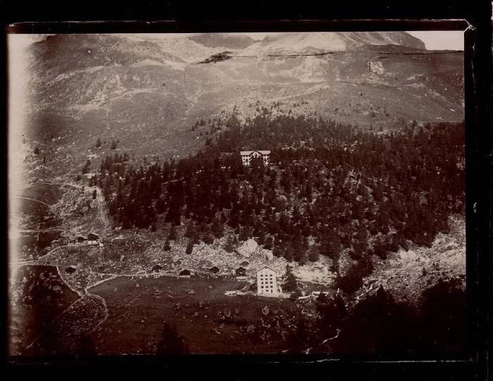 Grand Hôtel & Kurhaus Arolla — archives été 1898, hôtel historique Valais